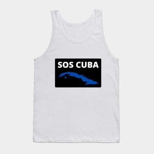 SOSCUBA || Blue Tank Top